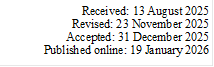 Received: 13 August 2025
Revised: 23 November 2025
Accepted: 31 December 2025
Published online: 19 January 2026